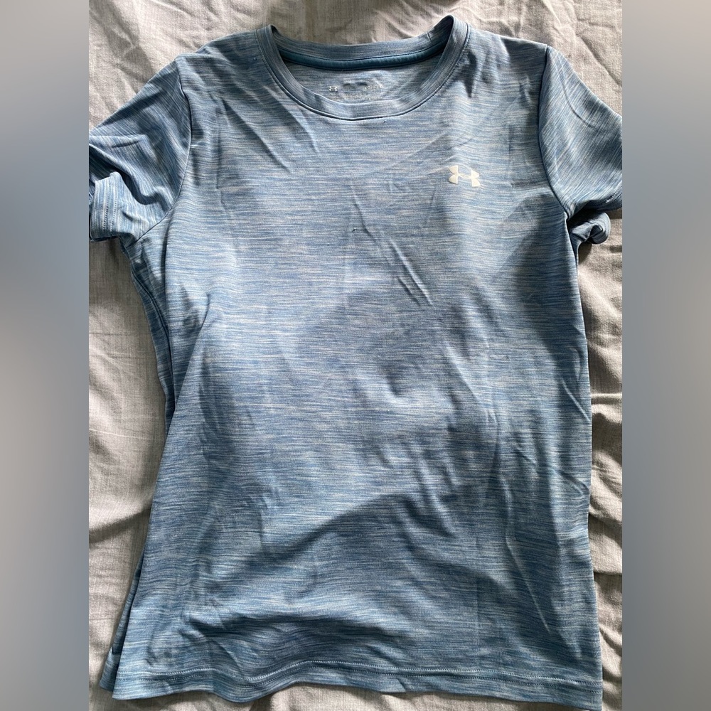 Heathered Blue Under Armour Tshirt